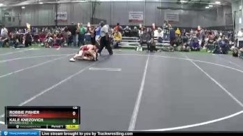 120 lbs Round 2 (8 Team) - Kale Knezovich, Wyoming Gold vs Robbie Fisher, Nebraska Red