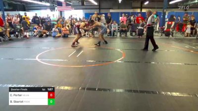 155 lbs Quarterfinal - Cooper Porter, Hillbilly Hammers vs Blaine Skariot, Phoenix