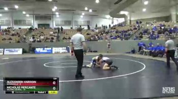 120 lbs 2nd Wrestleback (8 Team) - Alexander Hardoin, Nolensville vs Nicholas Mercante, Wilson Central