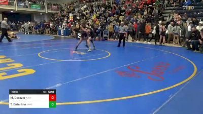 101 lbs Consi Of 8 #2 - Miles Dorazio, Watterson Eagles vs Tyler Enterline, Jamestown