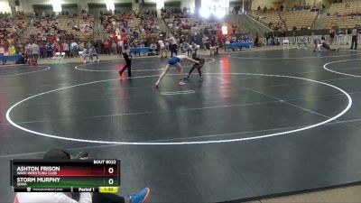 120 lbs Champ. Round 1 - Ashton Frison, Wave Wrestling Club vs Storm Murphy, SDWA