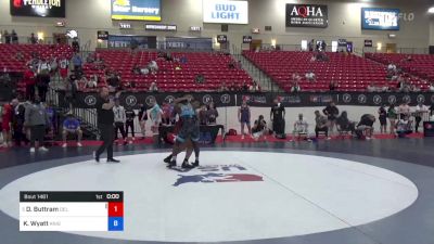 82 kg Cons 4 - Deontre Buttram, Del City Wrestling Club vs Keenan Wyatt, Knights RTC