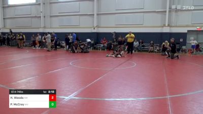 67.4-74 lbs Quarterfinal - Heavyn Woods, NM vs Parker McCray, WV