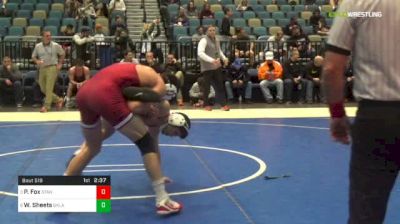 157 lbs Quarterfinal - Paul Fox, Stanford vs Wyatt Sheets, Oklahoma State