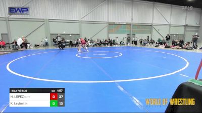 110 lbs Rr Rnd 2 - HANNAH LOPEZ, Sisters On The Mat Black vs Kyah Leyba, Eastside Assassins