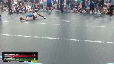 60 lbs Round 8 (10 Team) - Eesa Mirza, Florida Scorpions Black vs Owen Mangan, Glasgow WA