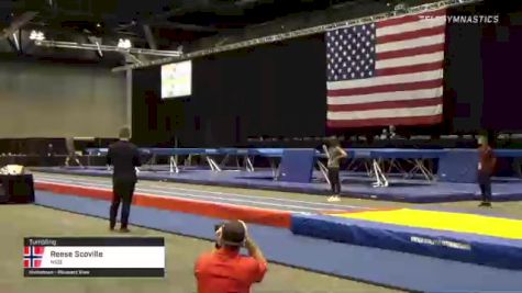 Reese Scoville - Tumbling, NSB - 2021 USA Gymnastics Championships