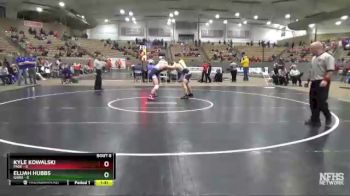 195 lbs Semis & 1st Wb (8 Team) - Kyle Kowalski, Page vs Elijah Hubbs, Gibbs