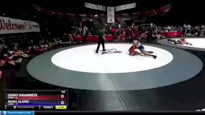 132 lbs Round 1 (16 Team) - Johny Navarrete, NAWA vs Noah Alamo, LAWA