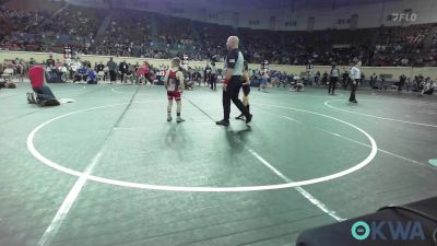 58 lbs Round Of 16 - Caleb Cleveland, Heat vs Eli Zimmerman, Lions Wrestling Academy