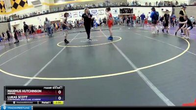 83 lbs Champ. Round 1 - Maximus Hutchinson, Indiana vs Lukas Scott, Contenders Wrestling Academy