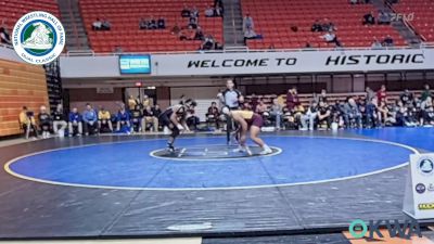 215 lbs Rr Rnd 1 - Kai Calcutt, Loyola High School vs Cameron Johnson, Stillwater, OK