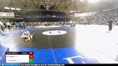 113 lbs Champ. Round 2 - Adam-James Frazier, Washington vs Grayson Slatter, Mt Spokane Wrestling Club