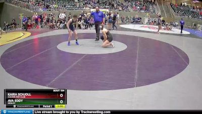 132 lbs Round 5 - Ava Eddy, Henley vs Kaira Schjoll, Culver Mat Club