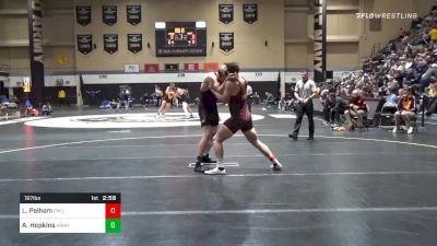 197 lbs Semifinal - Landon Pelham, Central Michigan vs Alexander Hopkins, Army