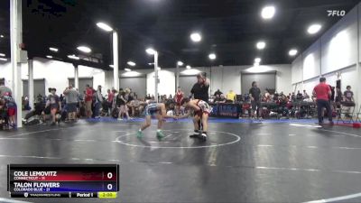 102 lbs Round 3 (8 Team) - Cole Lemovitz, Connecticut vs Talon Flowers, Colorado Blue