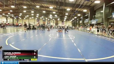 160 lbs Rd# 8- 12:30pm Saturday Final Pool - Samuel Almedina, Mat Assassins vs CODY SAVAGE, West Coast Riders