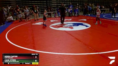 59 lbs Quarterfinal - Dracen Pollock, Eastside United Wrestling Club vs Kruz Wamsley, Top Of The Rock Wrestling Club