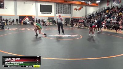 155 lbs Cons. Round 3 - Onyx VanderHorn, Cedar Rapids Kennedy vs Hailey Forster, Dubuque Senior