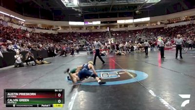 5A 127 lbs Champ. Round 1 - Austin Prieskorn, La Cueva vs Calvin Green, Mayfield