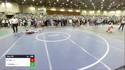 86 lbs Quarterfinal - David Heil, Truckee WC vs Trent Kessler, Alpha Dawg