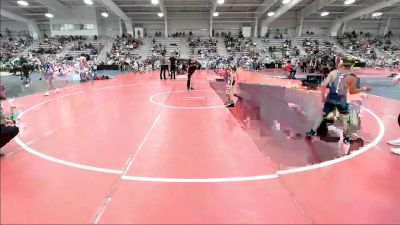 80 lbs Rr Rnd 1 - Logan Brickley, Kemmerer Trained vs Caiden Curva, The Hunt Wrestling Club Orange