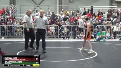 95 lbs Quarterfinal - Graham Williams, Renegades vs Judson Jobe, Bonner Springs Wrestling Club