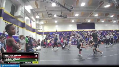 50 lbs Cons. Semi - Landon Vergho, Cane Bay Cobras vs Braxton Harder, Carolina Reapers