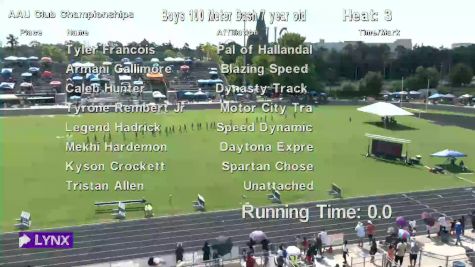 Youth Boys' 100m, Semi-Finals - Age 7