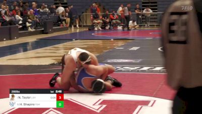 285 lbs Round Of 16 - Nathan Taylor, Lehigh vs Harrison Shapiro, Franklin & Marshall