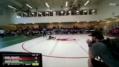 78 lbs Quarterfinal - Hazel Rodarte, Mat Demon Wrestling Club vs Jaxson Nilson, Punisher Wrestling Company