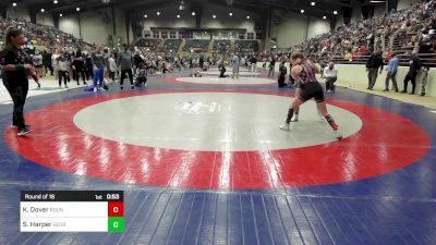 115 lbs Round Of 16 - Kara-Lynn Dover, Roundtree Wrestling Academy vs Stella Harper, Georgia