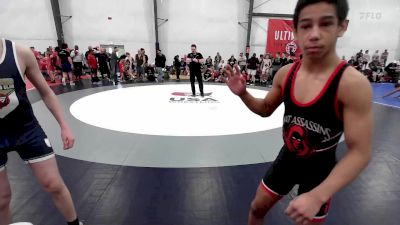 100 lbs Rr Rnd 2 - William Soto, Mat Assassins vs Burke Niebauer, Team Alien UFO