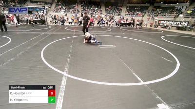 66 lbs Semifinal - Creed Houston, R.A.W. vs Holden L Yingst, Keystone Wrestling Club