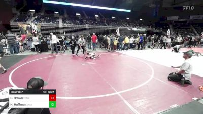 54 lbs Consi Of 4 - Barrett Brown, Team Braves WC vs Hawkins Hoffman, Green River Grapplers