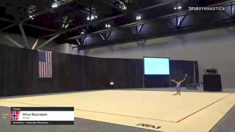 Mina Bourabah - Clubs, MTGA - 2021 USA Gymnastics Championships