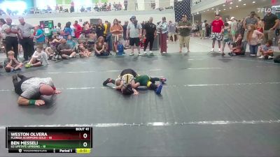 48 lbs Round 9 (10 Team) - Weston Olvera, Florida Scorpions Gold vs Ben Messeli, U2 Upstate Uprising