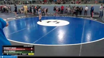 86 lbs Final - Rhys Rimbert, CHUGACH EAGLES WRESTLING CLUB vs Everett Reigh, Dillingham Wolverine Wrestling Club