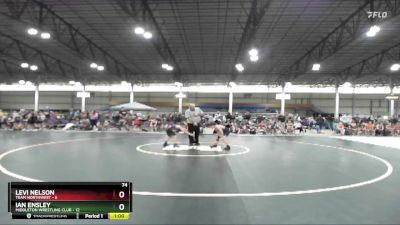 74 lbs Semis & 1st Wrestleback (8 Team) - Levi Nelson, Team Northwest vs Ian Ensley, Middleton Wrestling Club