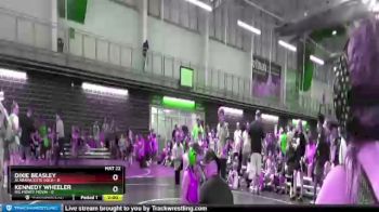 48 lbs Semis (4 Team) - DIXIE BEASLEY, Alabama Elite Gold vs Kennedy Wheeler, Big Money Movin