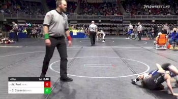 45 lbs Consi Of 8 #2 - Nolan Rust, Mercer vs Charlie Cosenza, Bangor