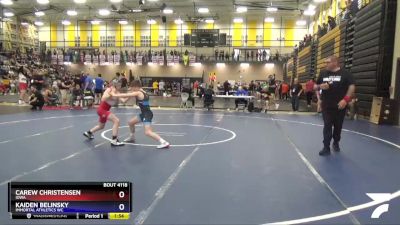 94 lbs Round 4 - Carew Christensen, Iowa vs Kaiden Belinsky, Immortal Athletics WC