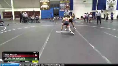 138 lbs Round 5 - Jayden Glasbrenner, Fennimore High School Wrestlin vs Josh Walker, Marinette Wrestling Club