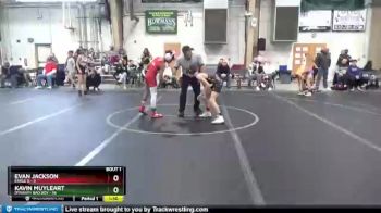 84 lbs Round 1 (4 Team) - Kavin Muyleart, Dynasty Bad Boy vs Evan Jackson, Eagle X