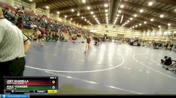 87 lbs Round 1 (4 Team) - Kole Younger, Idaho 1 vs JOEY GUANELLA, West Coast Riders