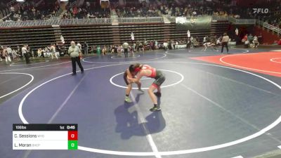 106 lbs 5th Place - Cooper Sessions, Wyoming Underground vs Leandro Moran, Shepherd WC