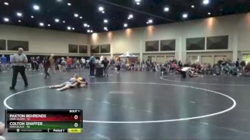 100 lbs Finals (2 Team) - Colton Shaffer, Iowa Black vs Paxton Behrends, Iowa Silver