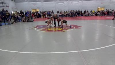 70 lbs Quarterfinal - Eddie Ritchie, Manheim vs Miles Mechling, Kittanning