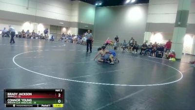 152 lbs Round 3 (6 Team) - Brady Jackson, Wakulla vs Connor Young, Oregon Clay Wrestling