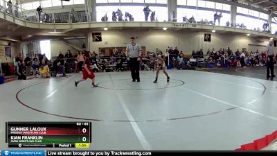 65 lbs Semifinal - Kian Franklin, Avon Wrestling Club vs Gunner Laloux, Prodigy Wrestling Club